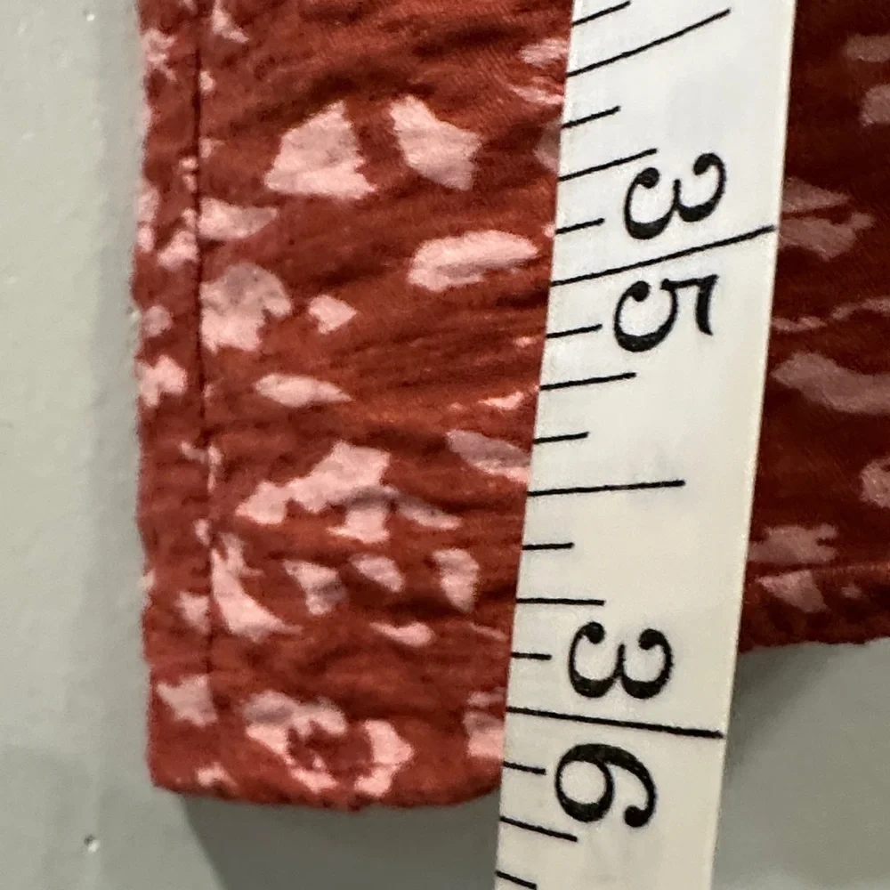 Simply Vera Vera Wang Red and White Maxi Skirt size M long elastic waist